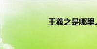 王羲之是哪里人?