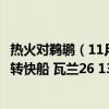 熱火對鵜鶘（11月20日NBA常規賽戰報：鵜鶘主場94:81逆轉快船 瓦蘭26 13）