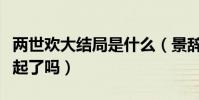 兩世歡大結局是什么(景辭和風眠晚最后在一起了嗎)