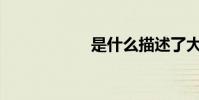 是什么描述了大海?