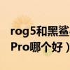 rog5和黑鯊4pro哪個好一點（rog5和黑鯊4Pro哪個好）
