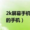 2k屏幕手機推薦2021（2021屏幕效果最好的手機）