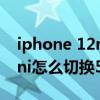 iphone 12mini怎么開啟5g（iPhone12mini怎么切換5G網）