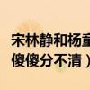 宋林靜和楊童舒是一個人嗎（宋林靜和楊童舒傻傻分不清）
