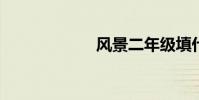 風景二年級填什么