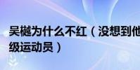 吳樾為什么不紅(沒想到他竟然還是一位武英級運動員)