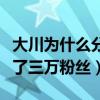 大川為什么分手了（因為公布戀情大川一天掉了三萬粉絲）