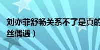 劉亦菲舒暢關系不了是真的嗎(兩人逛街被粉絲偶遇)