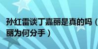 孫紅雷談丁嘉麗是真的嗎(揭秘孫紅雷和丁嘉麗為何分手)