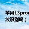 蘋果13promax有指紋識別嗎（蘋果13有指紋識別嗎）