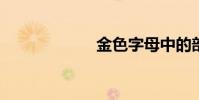 金色字母中的部首