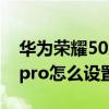 華為榮耀50怎么設置下面的返回鍵（榮耀50pro怎么設置返回鍵）