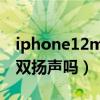 iphone12mini有雙揚聲器嗎（iPhone13有雙揚聲嗎）