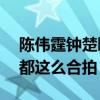 陳偉霆鐘楚曦寵愛cp能成嗎（兩人采訪開車都這么合拍）