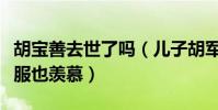 胡寶善去世了嗎(兒子胡軍回顧父親一生稱佩服也羨慕)