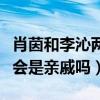 肖茵和李沁兩人長的像啊（兩個人是什么關系會是親戚嗎）