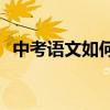 中考語文如何高效復習？有哪些學習技巧？