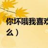 你壞哦我喜歡女主角是誰（這個梗的意思是什么）