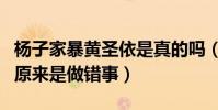 楊子家暴黃圣依是真的嗎(楊子打黃圣依真相原來是做錯事)
