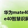 華為mate40pro 智能識物怎么開（華為mate40智慧識屏怎么設置）