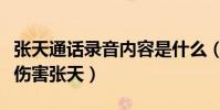 張天通話錄音內容是什么(陳奕辰自曝沒想過傷害張天)