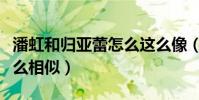 潘虹和歸亞蕾怎么這么像(美人的氣質總是那么相似)