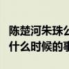 陳楚河朱珠公開戀情真的嗎（兩人在一起了嗎什么時候的事）