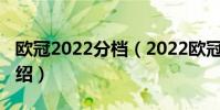 歐冠2022分檔(2022歐冠淘汰賽分檔規則介紹)