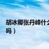 胡冰卿張丹峰什么關系（胡冰卿張丹峰吻戲假戲真做是真的嗎）