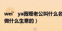 wei’ya薇婭老公叫什么名字(薇婭的老公是做什么生意的)