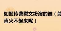 如懿傳曹曦文扮演的誰(顏值高演技為什么一直火不起來呢)