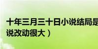 十年三月三十日小說結局是什么(影視劇較小說改動很大)