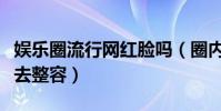 娛樂圈流行網紅臉嗎(圈內眾多美女都曾因此去整容)