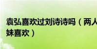 袁弘喜歡過劉詩詩嗎(兩人的喜歡是純粹的兄妹喜歡)