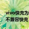 vivo快充為自有協議與其他任何品牌充電寶不兼容快充