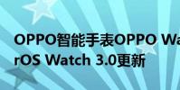 OPPO智能手表OPPO Watch 2推送了ColorOS Watch 3.0更新
