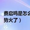 費啟鳴是怎么火起來的（毫無防備的以刷屏姿勢火了）