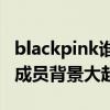blackpink誰的家境最為什么不設隊長（四位成員背景大起底）