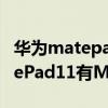 華為matepad 11有沒有人臉識別（華為MatePad11有M）