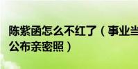 陳紫函怎么不紅了(事業當紅期的她被前男友公布親密照)