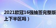 2021歐冠16強抽簽完整版(歐冠抽簽16強分上下半區嗎)