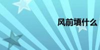 風前填什么?