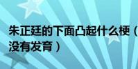 朱正廷的下面凸起什么梗(網友調侃朱正廷還沒有發育)