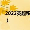 2022英超積分榜排名榜（為什么英超成績差）