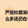 嚴寬杜若溪相識相知10年（兩人為何經歷那么多還仍在一起）