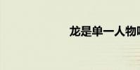 龍是單一人物嗎?