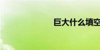 巨大什么填空?