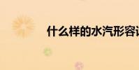 什么樣的水汽形容詞填空?
