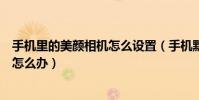 手機里的美顏相機怎么設置(手機默認相機設置成美顏相機怎么辦)
