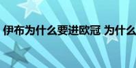伊布為什么要進歐冠 為什么得伊布者失歐冠